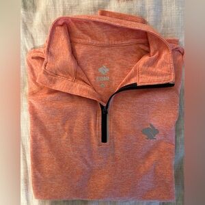 Women's Orange Quarter-Zip Top